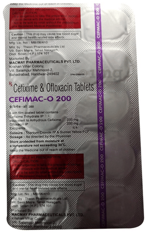 Cefimac-O 200 Tablet image