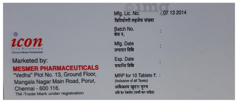 Gcolate 1mg Tablet