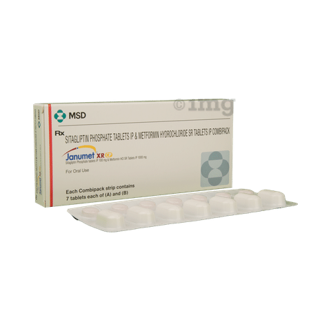 Janumet XR CP Tablet: View Uses, Side Effects, Price and ...