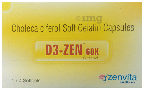 D3-Zen 60K Soft Gelatin Capsule
