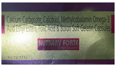 Nutnerv Forte Softgel Capsule image Nutnerv Forte Softgel Capsule image