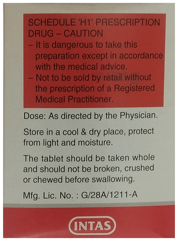 Ceftas CL 200 mg Tablet image