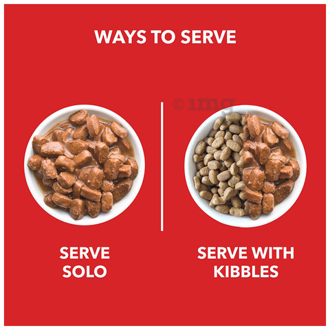 Drools Adult Wet Dog Food, Real Chicken Chicken Liver Chunks in