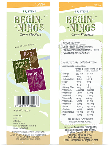 Pristine Beginnings Corn Flakes image
