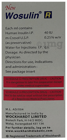 New Wosulin R Injection