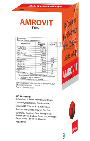 Amrovit Syrup image