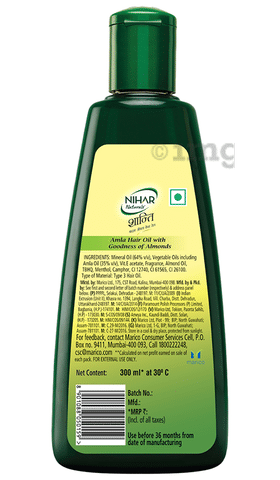 NIHAR Naturals Shanti Amla Badam Hair Oil  Price in India Buy NIHAR  Naturals Shanti Amla Badam Hair Oil Online In India Reviews Ratings   Features  Flipkartcom