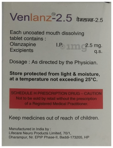 Venlanz 2.5 Tablet MD image