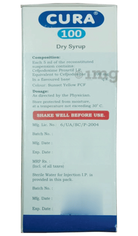 Cura 100 Dry Syrup image Cura 100 Dry Syrup image