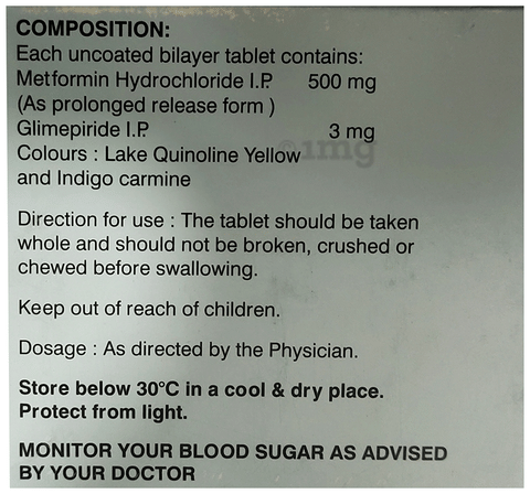 GlUcOnorm-G 3 Tablet PR image