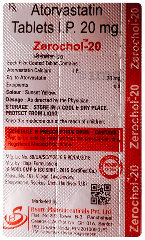 ZEROCHol 20 Tablet image ZEROCHol 20 Tablet image