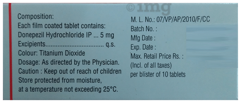 Aricep 5 Tablet View Uses Side Effects Price and Substitutes 1mg