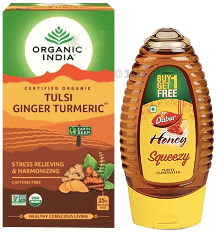 Tulsi Green Tea Lemon Ginger 25 lb  Organic India