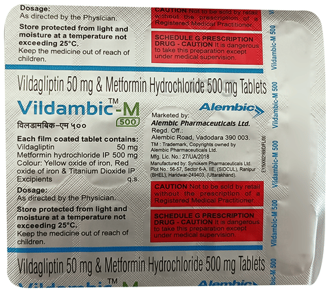 Vildambic-M Tablet image