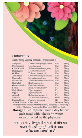 Basic Ayurveda Dashmulari Capsule image Basic Ayurveda Dashmulari Capsule image