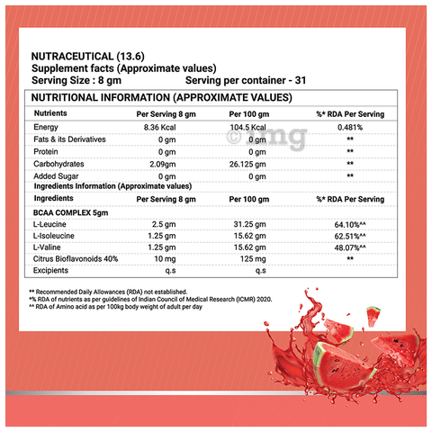 Big Flex Essential Bcaa Powder Watermelon image