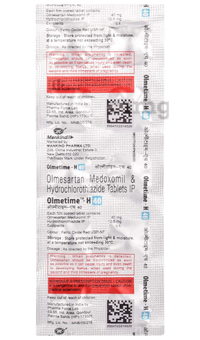 Olmetime-H 40 Tablet image