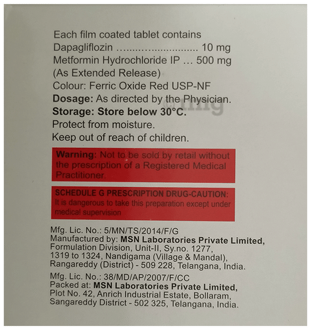 Gluxit M 10 Tablet ER image