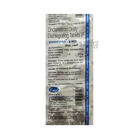 vomiford 8 md tablet