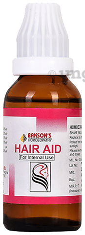 Bakson's Hair Aid Drop Dual Pack (30ml Each): Buy box of 2 bottles at best price in India | 1mg Bakson's Hair Aid Drop Dual Pack (30ml Each): Buy box of 2 bottles at best price in India | 1mg