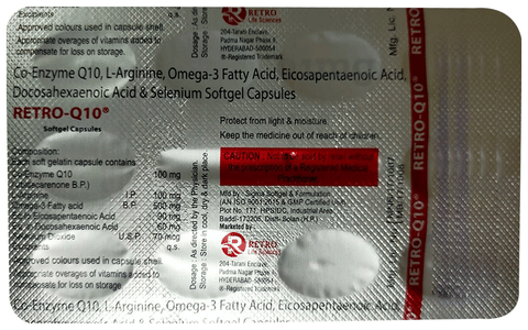 Retro-Q10 Softgel Capsule image Retro-Q10 Softgel Capsule image