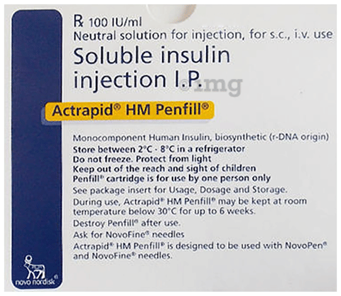 Actrapid HM Solution for Injection 1