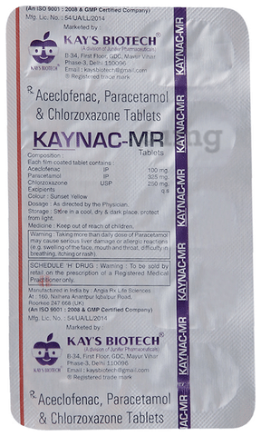 Kaynac-MR Tablet image Kaynac-MR Tablet image