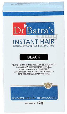 Dr Batra's Combo Pack of Hair Lock-In Spray 50ml and Instant Hair Natural  Keratin Hair-Building Fibre 12gm Black: Buy combo pack of 2 Packs at best  price in India | 1mg