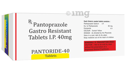 Pantoride 40 Tablet image Pantoride 40 Tablet image