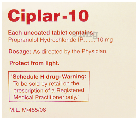 Ciplar 10 Tablet