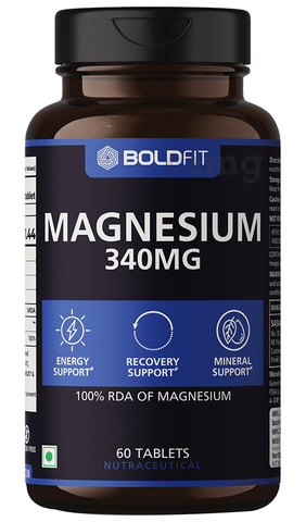 Boldfit Magnesium 340mg Tablet image