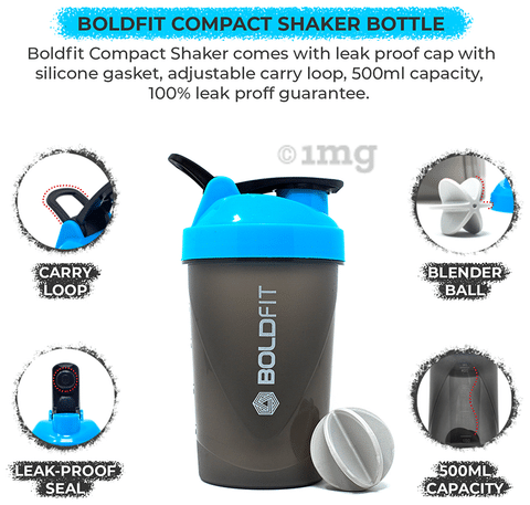 BOLDFIT Shaker Bottle For Protein Shake-Gym Sipper Bottle For Men