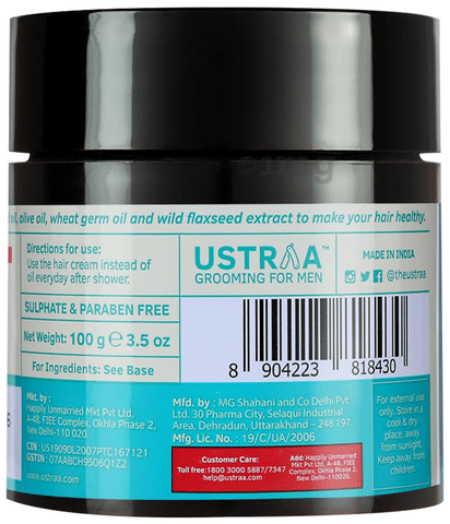 Ustraa Daily Use Hair Cream: Buy jar of 100 gm Cream at best price in India  | 1mg