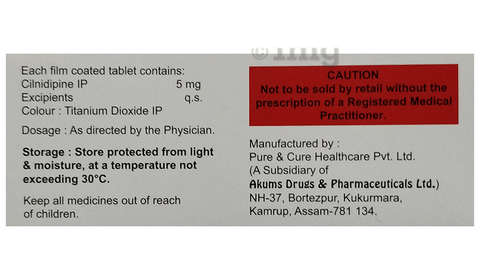Cilnicaid 5 Tablet image