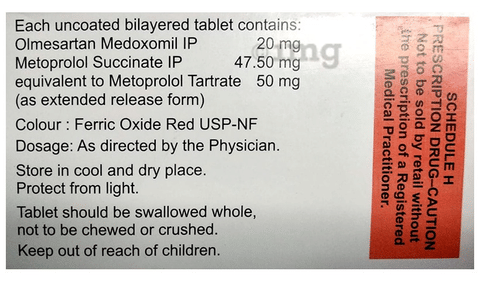 Olmesar-M 50 Tablet ER image