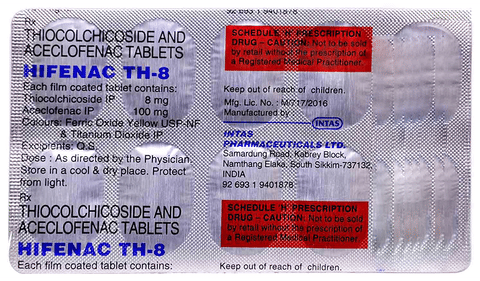 Hifenac TH8 Tablet image