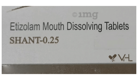 Shant 0.25 Tablet MD image Shant 0.25 Tablet MD image