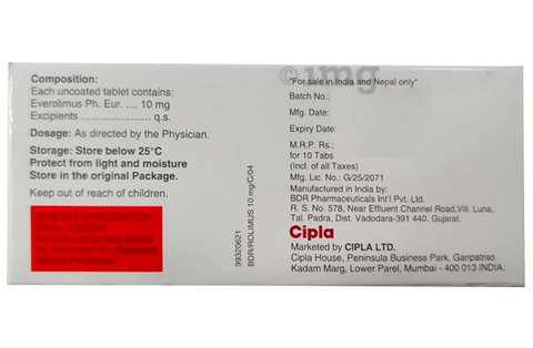 Rolimus 10 Tablet image