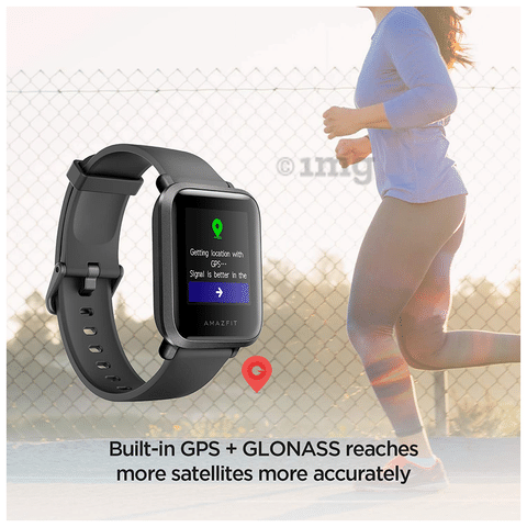 Smartwatch amazfit bip s carbon black outlet
