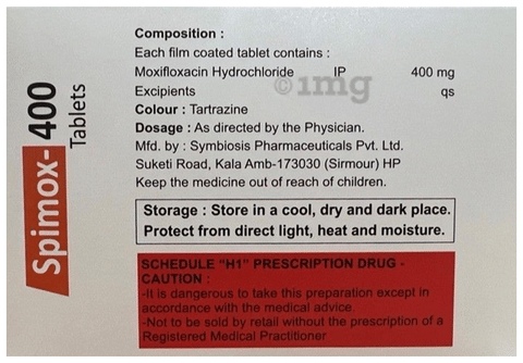 Spimox 400 Tablet image