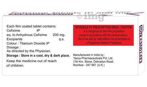 Ceftovey 200 Tablet image Ceftovey 200 Tablet image