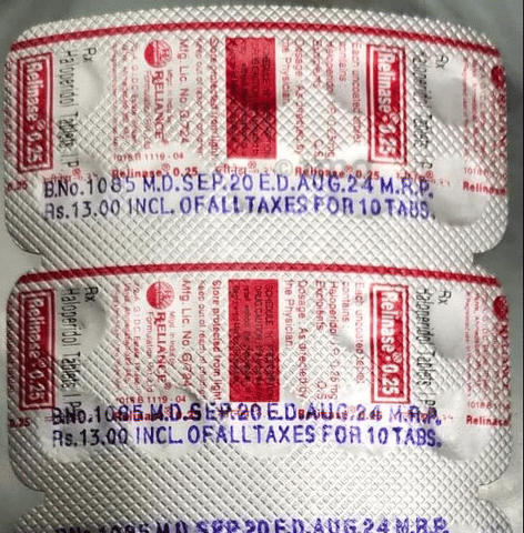 Relinase 0.25mg Tablet image