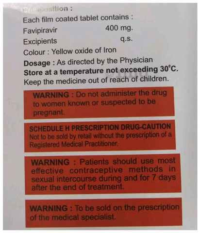 Favinol 400 Tablet image