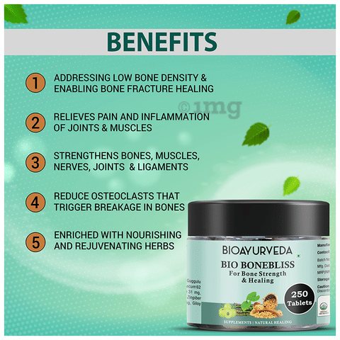 Bioayurveda Bio Bonebliss Tablet image