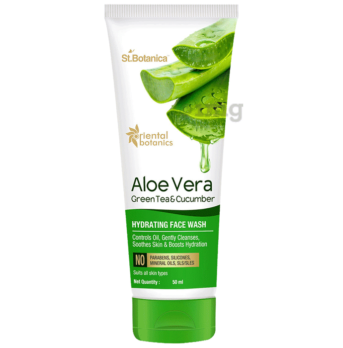 St Botanica  Aloe Vera Green Tea & Cucumber Face Wash
