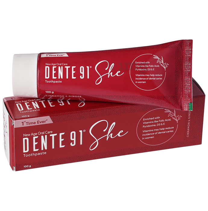 Dente 91 She Toothpaste (100gm Each)
