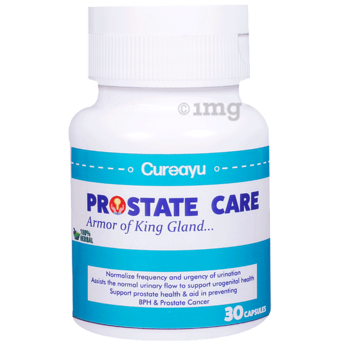 Cureayu Prostate Care Capsule For Healthier Prostate Functions Slows