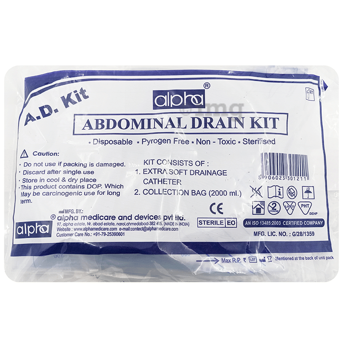 Alpha Abdominal Drain Kit