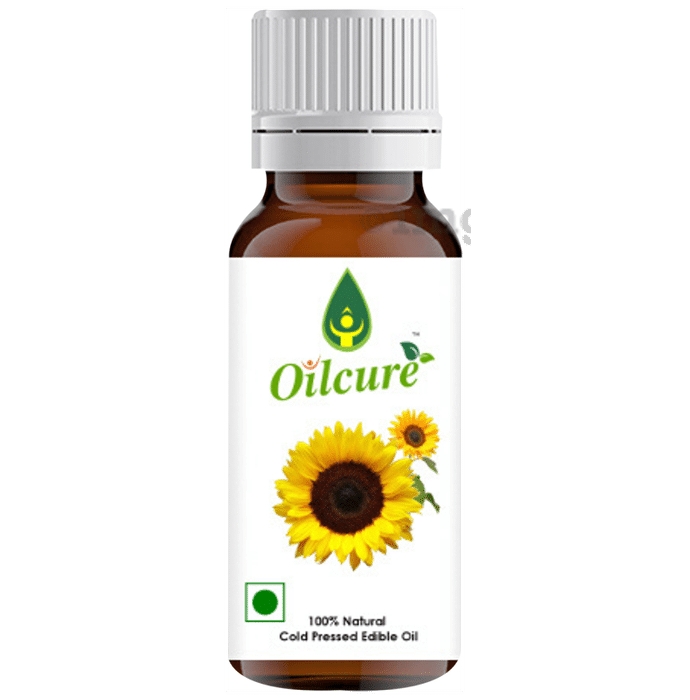 Oilcure Virgin Sunflower Cold Pressed Edible Oil