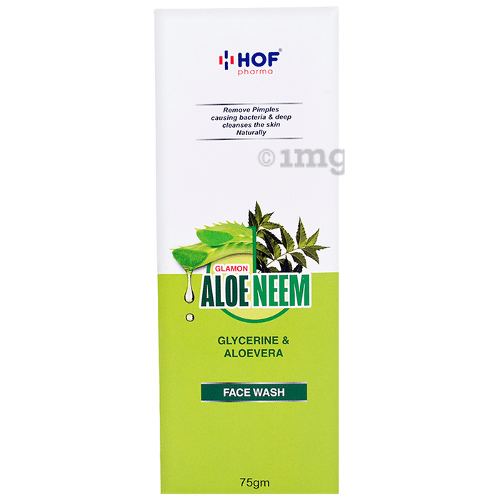 HOF Pharma Glamon Aloe Neem Glycerine & Aloevera Face Mask
